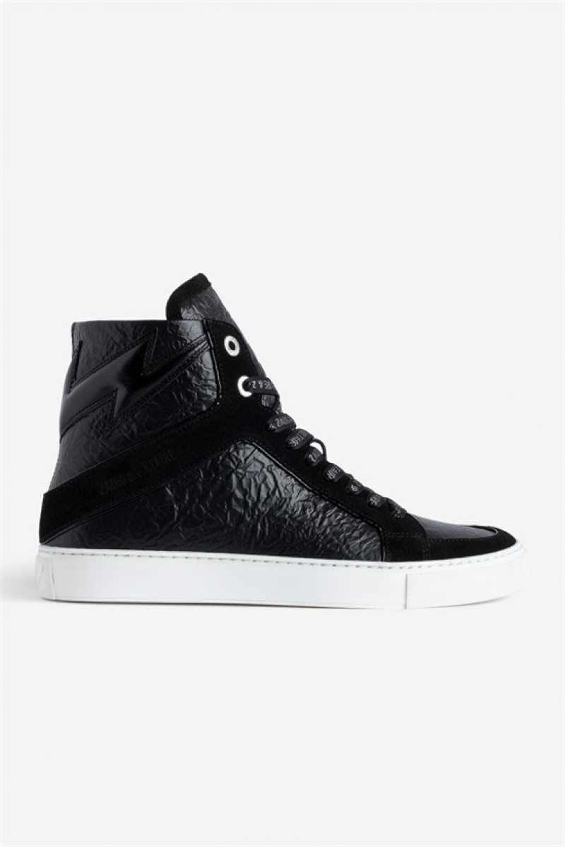 Zadig And Voltaire Zv1747 High High-top Trainers Black | ZV-255774