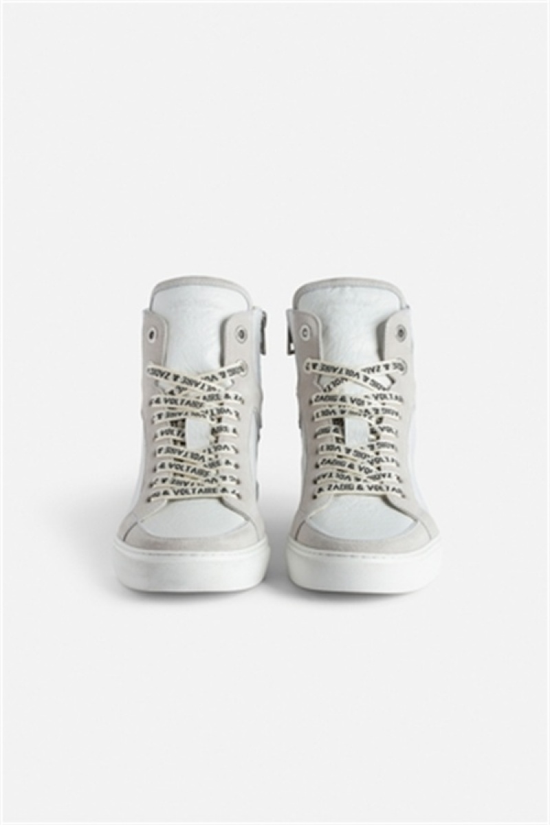 Zadig And Voltaire Zv1747 High High-top Trainers White | ZV-255773