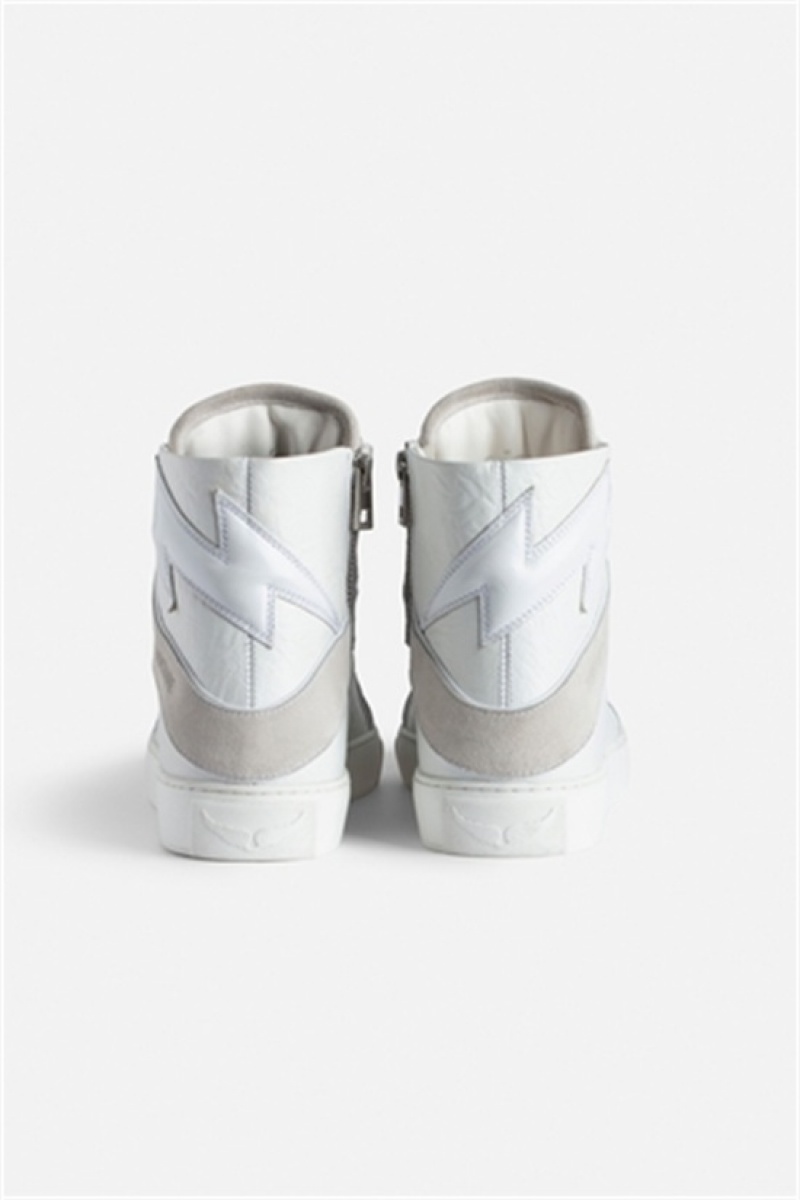 Zadig And Voltaire Zv1747 High High-top Trainers White | ZV-255773